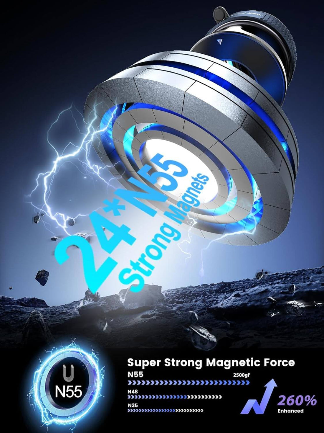 Portable Vaccum Suction Mobile Holder