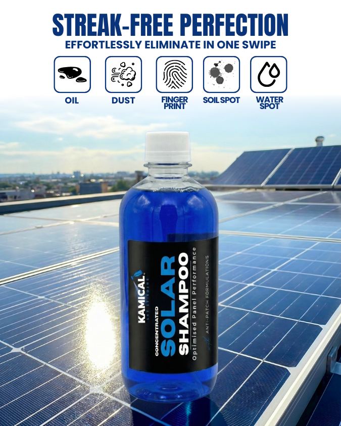 Solar Panel Cleaning Shampoo | Concentrated Formula |Deep Clean & Protective Coating