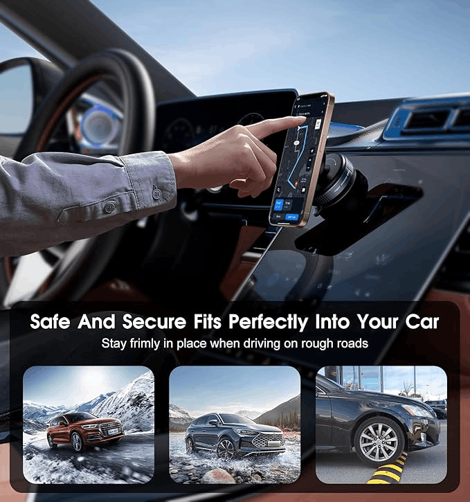 Dual Mount Magnetic 360 Mobile Holder