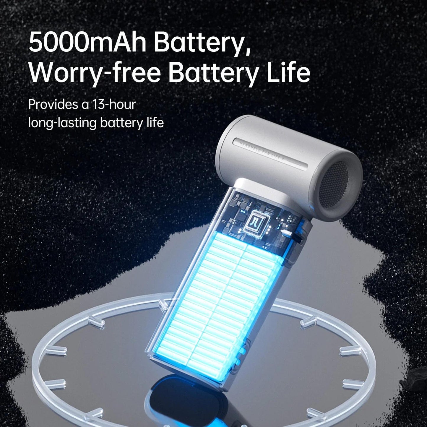 Handheld Fan Life 9 3600 mAh Black